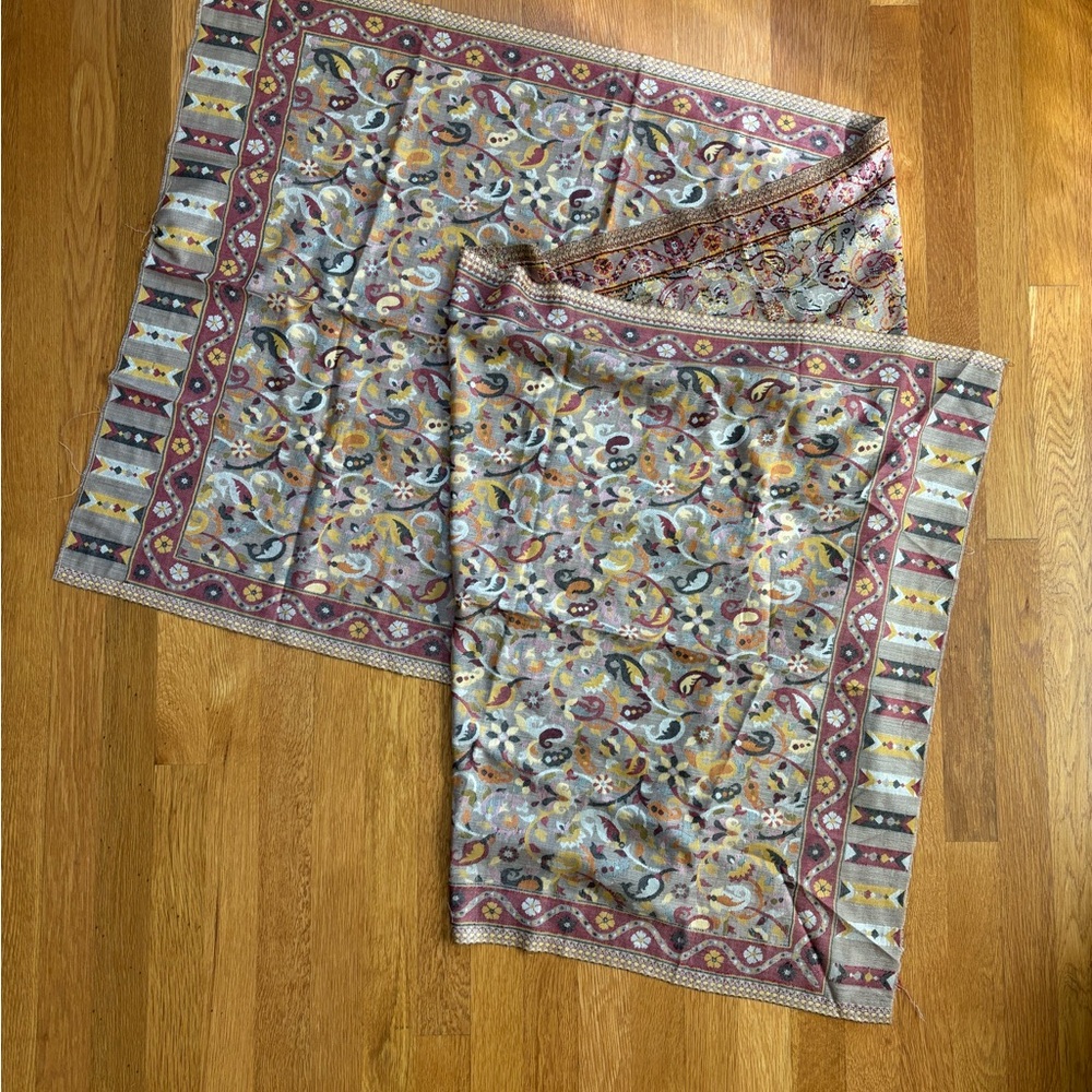 Intricate hand woven Pashmina from India